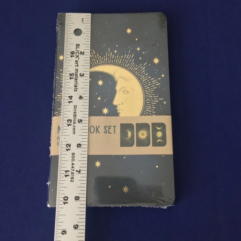 Celestial Sun and Moon Notebook Set